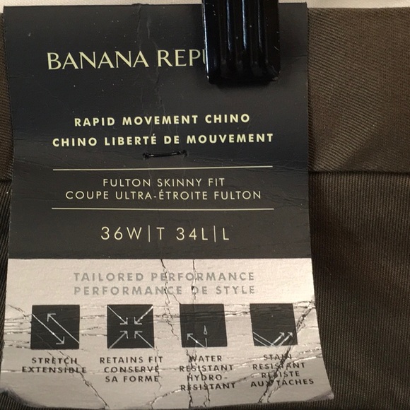 Banana Republic men’s pants, NEW, 36/34 - Picture 3 of 5
